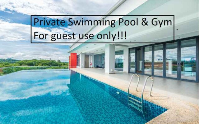 16pax Private Infinity Pool & Gym Located In Cyberjaya BioX