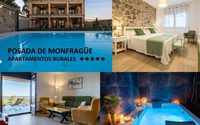 Apartamentos rurales Posada de Monfragüe con jacuzzi