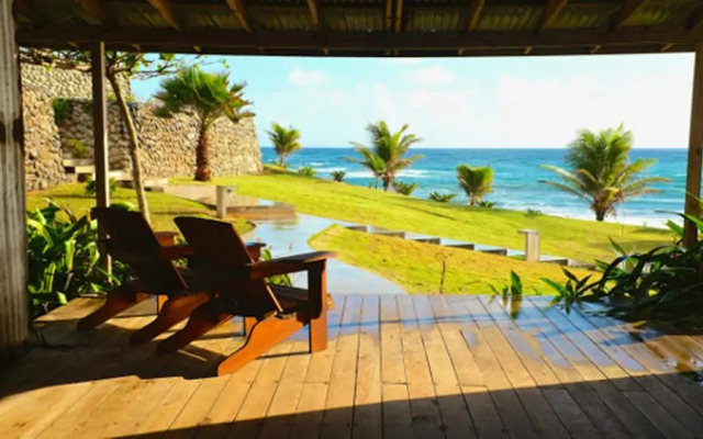 Pagua Bay House Oceanfront Cabanas