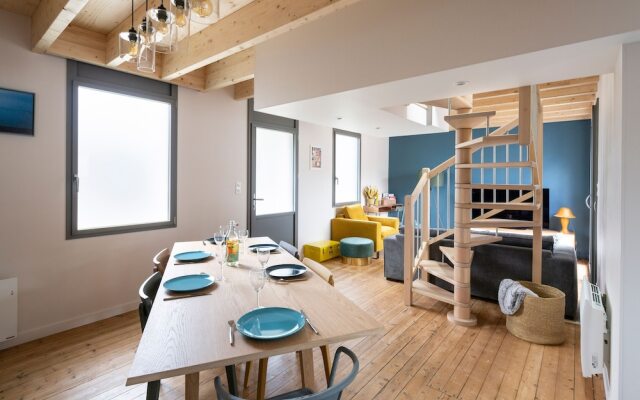 Ernestine - Charmante Maison Rénovée 2 Chambres Avec Parking et Terrasse