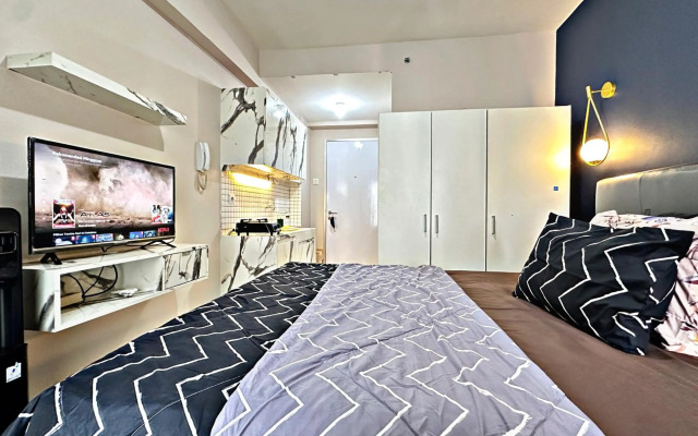 Homey Studio 1BR, Fast Wifi SMARTtv HotShower Tower H