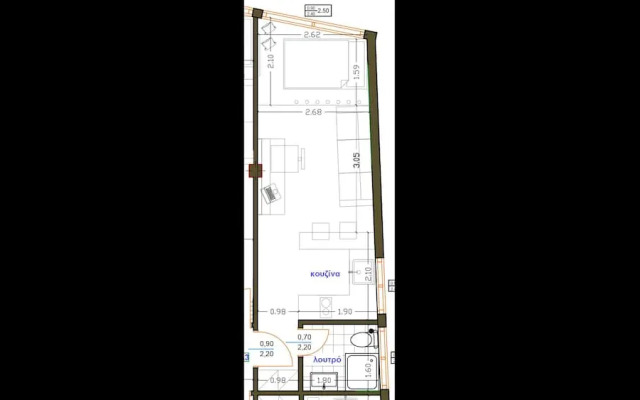 New Studio 3 Downtown Thessaloniki-fully Equipped