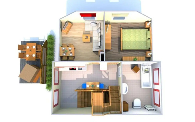 Apartment in Lancken-granitz