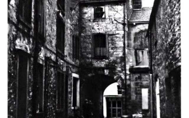 Recently restored house in 18th Century courtyard