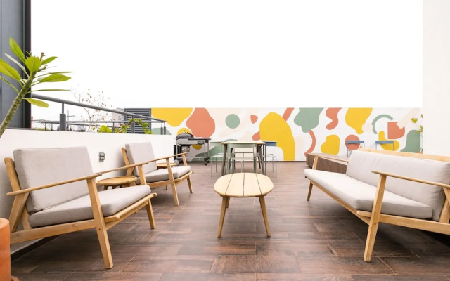 Casai Cute Studio on top Floor in Condesa
