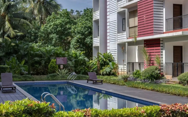 1BR w Pool Sauna Near Calangute Baga Beach