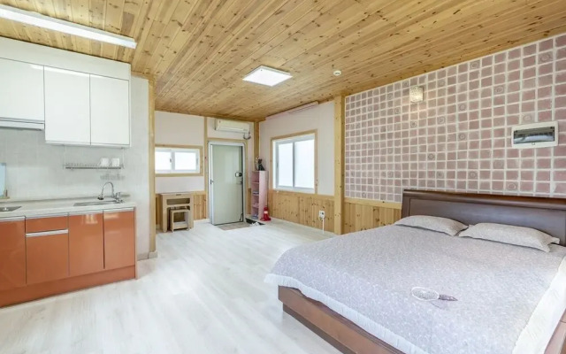 White Pension in Forest