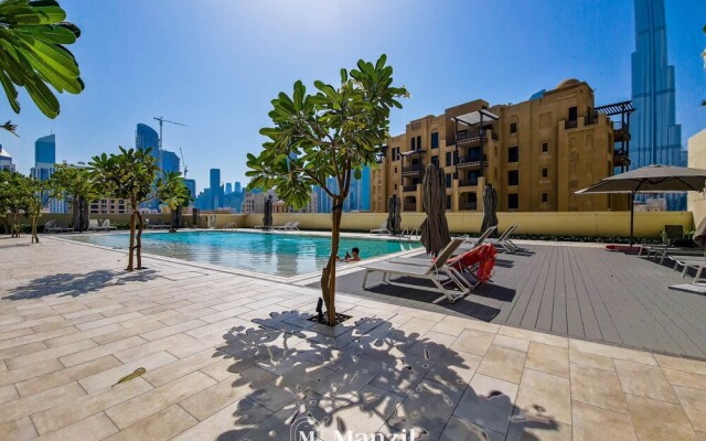 Manzil - 2BR | Downtown | Full Burj Khalifa view