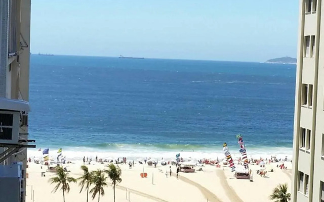 Copacabana,confortável apto com vista-mar