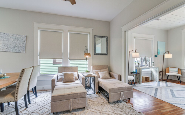 Wellness Suite + Sauna! Galveston Home By Seawall