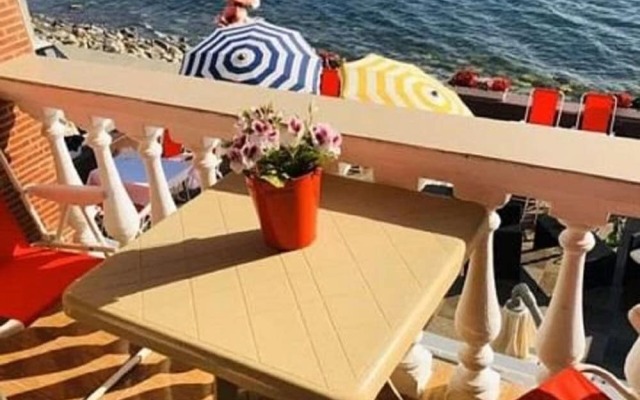 Sea outside window