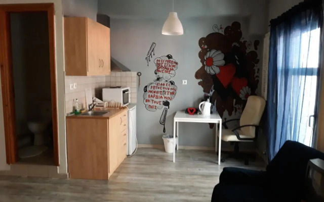 The studio with the bohemian ambiance