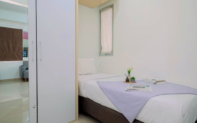 Compact White Tone 2Br At Pakubuwono Terrace Apartment