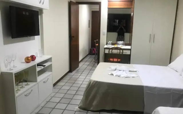 Flat INCRÍVEL 811 - aconchego e vista para o mar