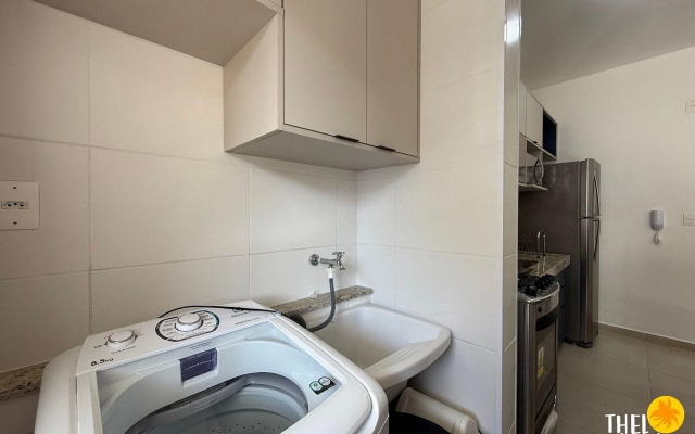 Apto com Sacada Gourmet e Piscina Climatizada PG