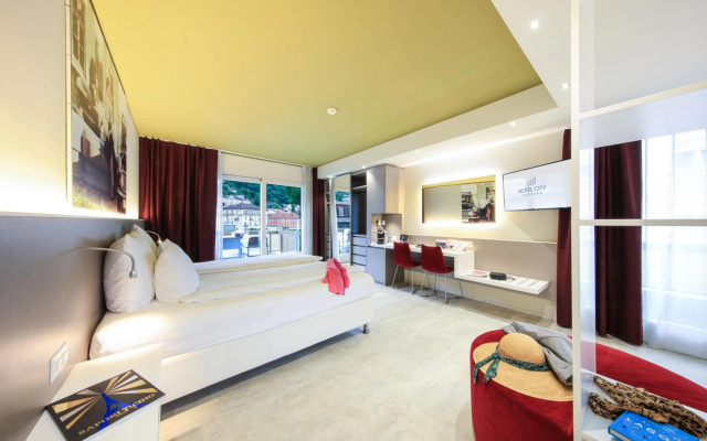 Hotel City Locarno, Design & Hospitality – Guest Rooms – Locarno
