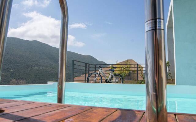 Sivota Bay View Villa with Hot Tub, Private Pool, Garden