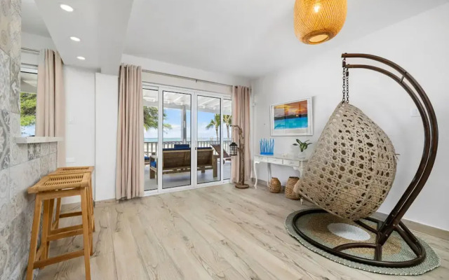 Secluded Beachfront Gem Pool Patio View BBQ