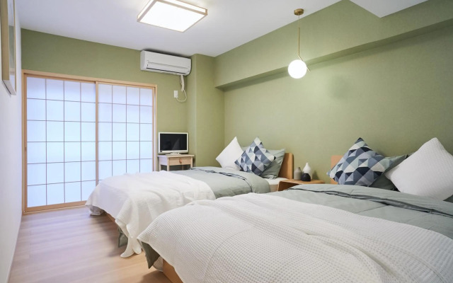 Designer's Apartment 2 bedrooms Shin-Okubo Sta（3）min　和風