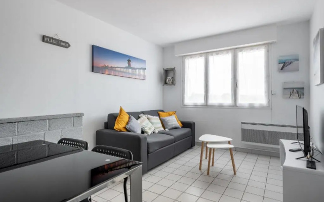 Appartement dos à la marina - Proche de la plage