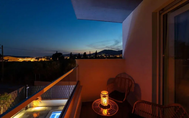 Luxury Kastela Villa With Heated Pool and Lounge Area