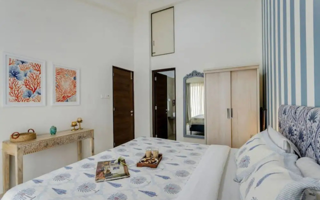 1BR w Pool Sauna Near Calangute Baga Beach
