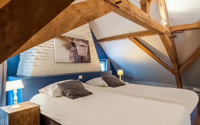 Historic Farmhouse Middle of Polder Landscape