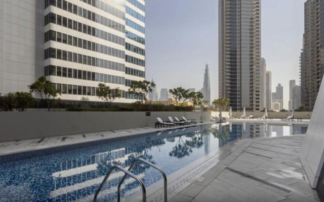 Stylish Studio with Burj Khalifa View