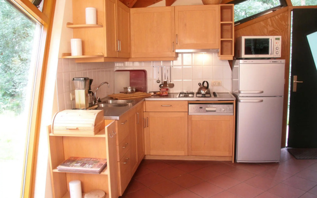 Eco Holiday Home With Wood Stove, in a Holiday Park in the Middle of Nature