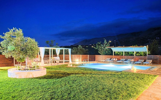Cretan Sunrise Villa with Heated Pool