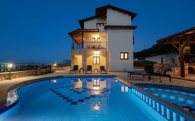 Villa Eleftheria private pool/garden/view/3bdrms/3.5bthrms