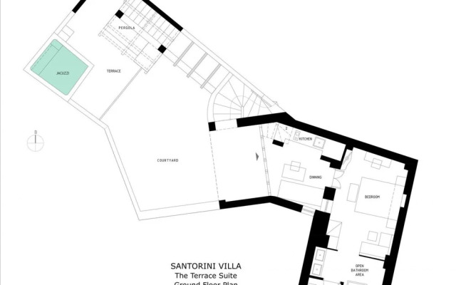 Timedrops Santorini Kallisti Villa Courtyard Suite