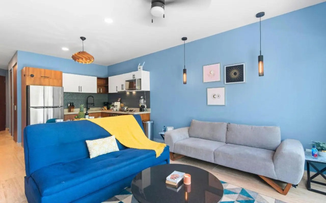 Modern chic 1 bedroom apt w/ rooftop infinity pool