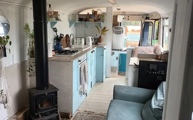 Converted French bus With Stunning Views