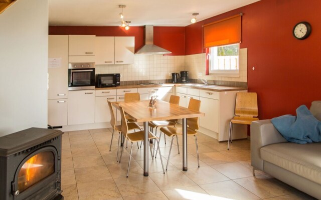 Comfortable bungalow with a terrace located in the Ourthedal