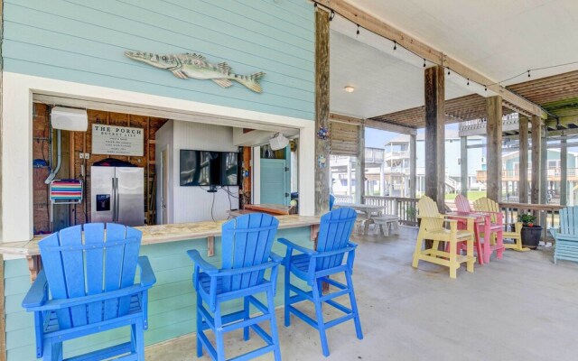 Stilted Galveston Vacation Home w/ Canal Views!