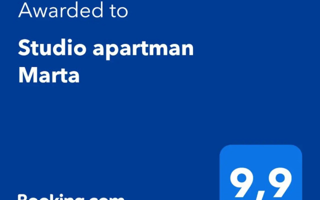 Studio apartman Marta