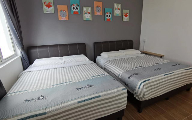 My Homestay N43 (14 pax) @ Golden Hills Night Market – Guest Rooms – Brinchang