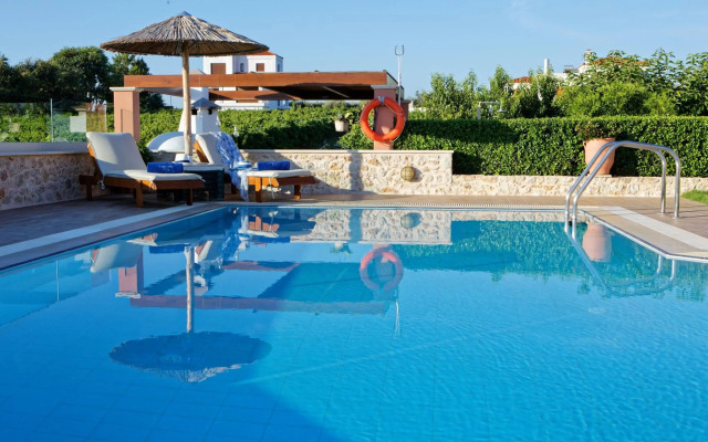 Cretan Vineyard Hill Villa Private Pool, Panoramic View, Beautiful Vineyard