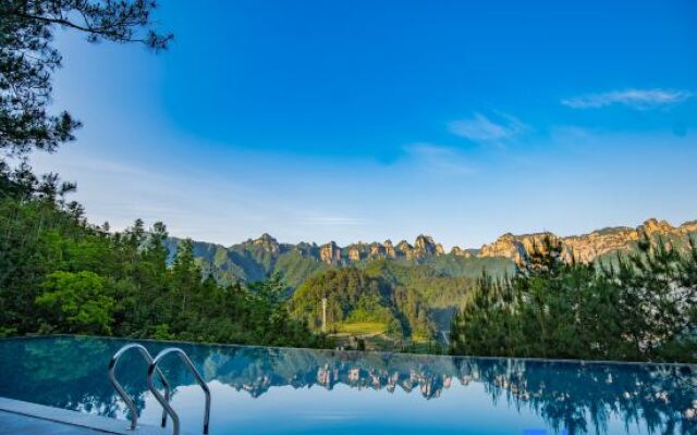 Forest homestay at sunrise