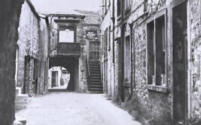 Recently restored house in 18th Century courtyard