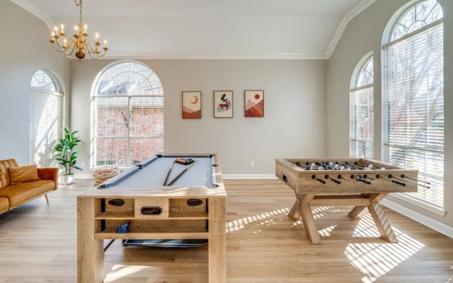 Private Patio & Game Room: Home in Richardson!