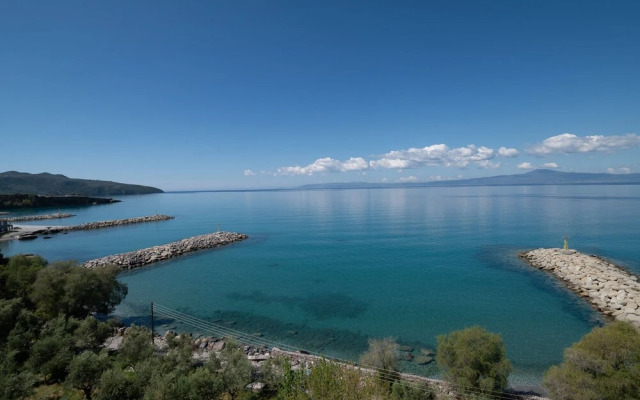 Seafront Pouletis Family Drosoula Gem With Pool