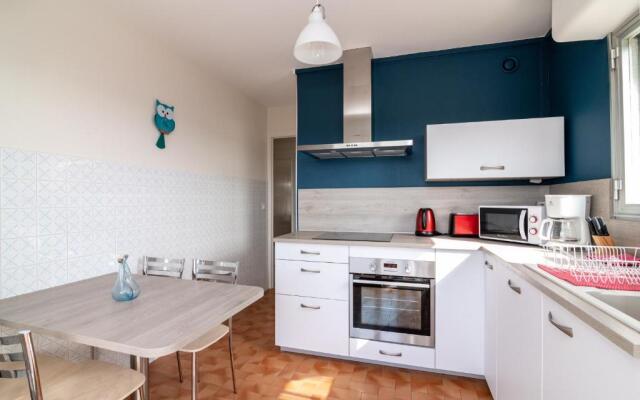 Grand T3 Juan les Pins, 2 balcons, proche plage