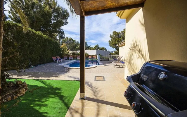 The Villa Located in Cala Vinyes, has a Private Pool
