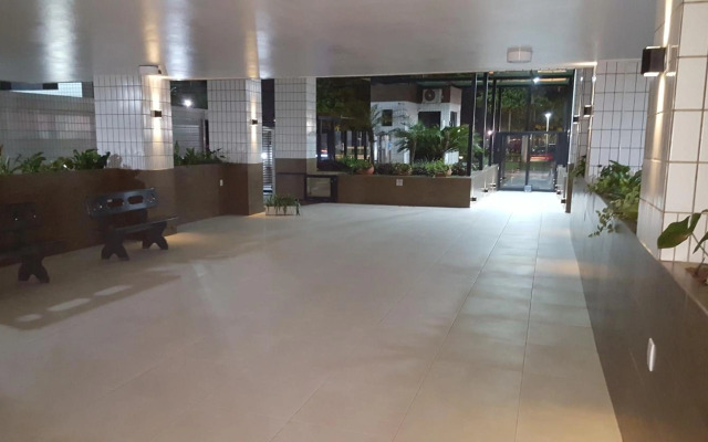 Santos - Apartamento Frente Mar C/ Ar Condicionado/ Garagem Privativa/Internet/TV a Cabo