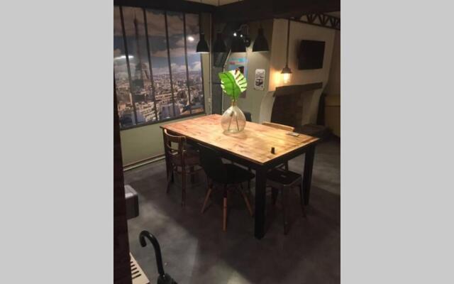 T3 duplex industriel hyper centre ville historique