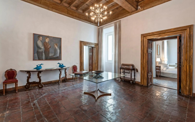 Ancient Palace In Downtown Rome