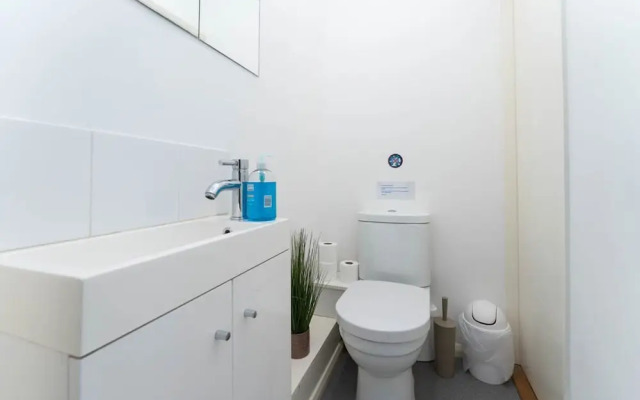 Host Stay Blue Hues on Over Street