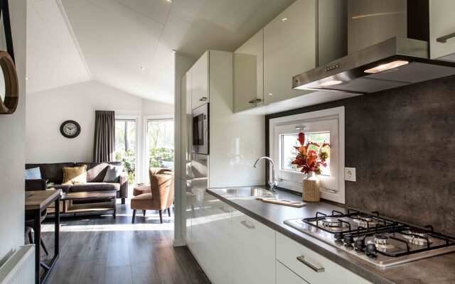 Modern chalet with a dishwasher, located in Park De Veluwe